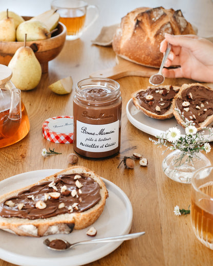 Bonne Maman Hazelnut Chocolate Spread with Cocoa, No Palm Oil , 20% Hazelnut, 580g