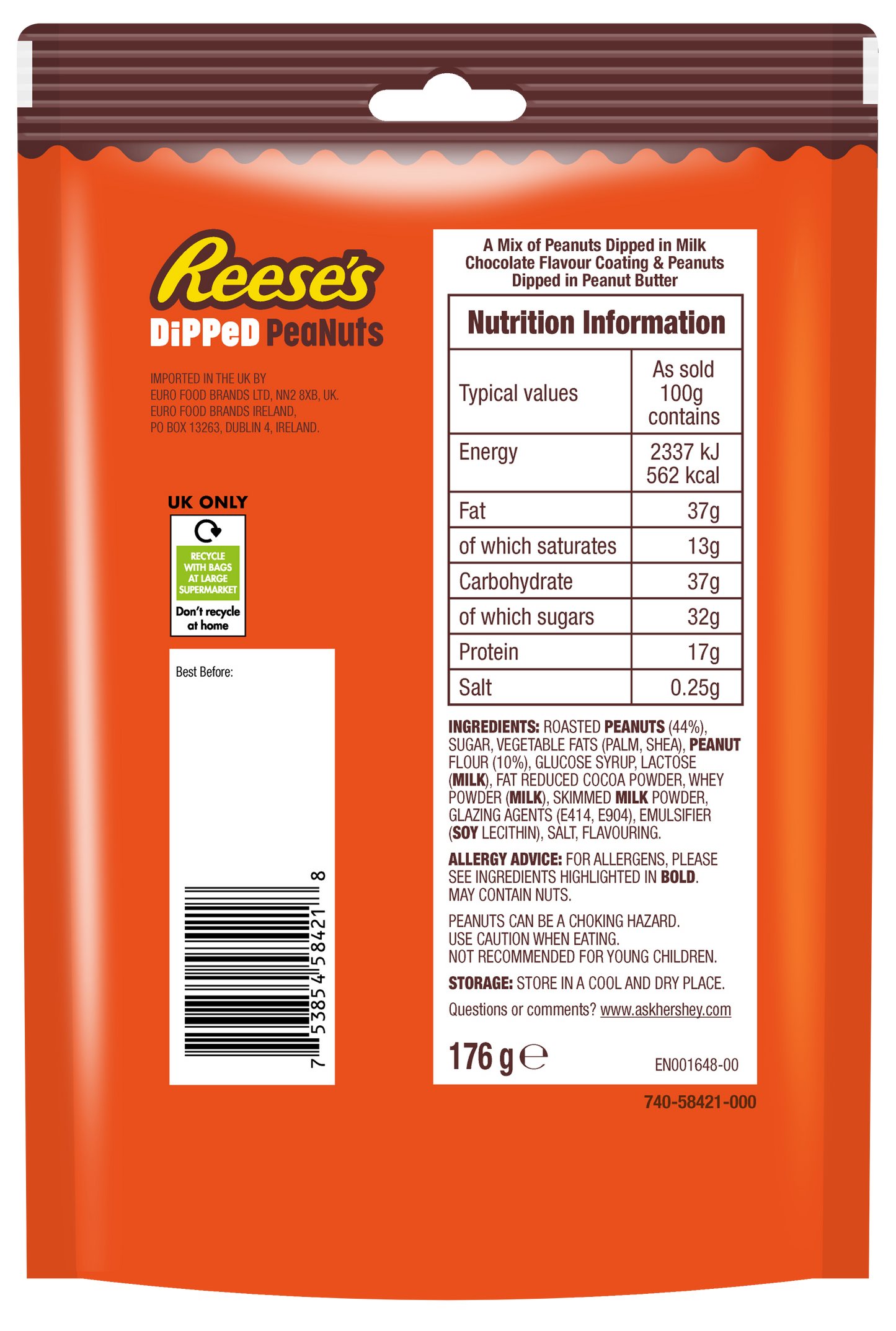 Reese's Dipped Peanuts 176g