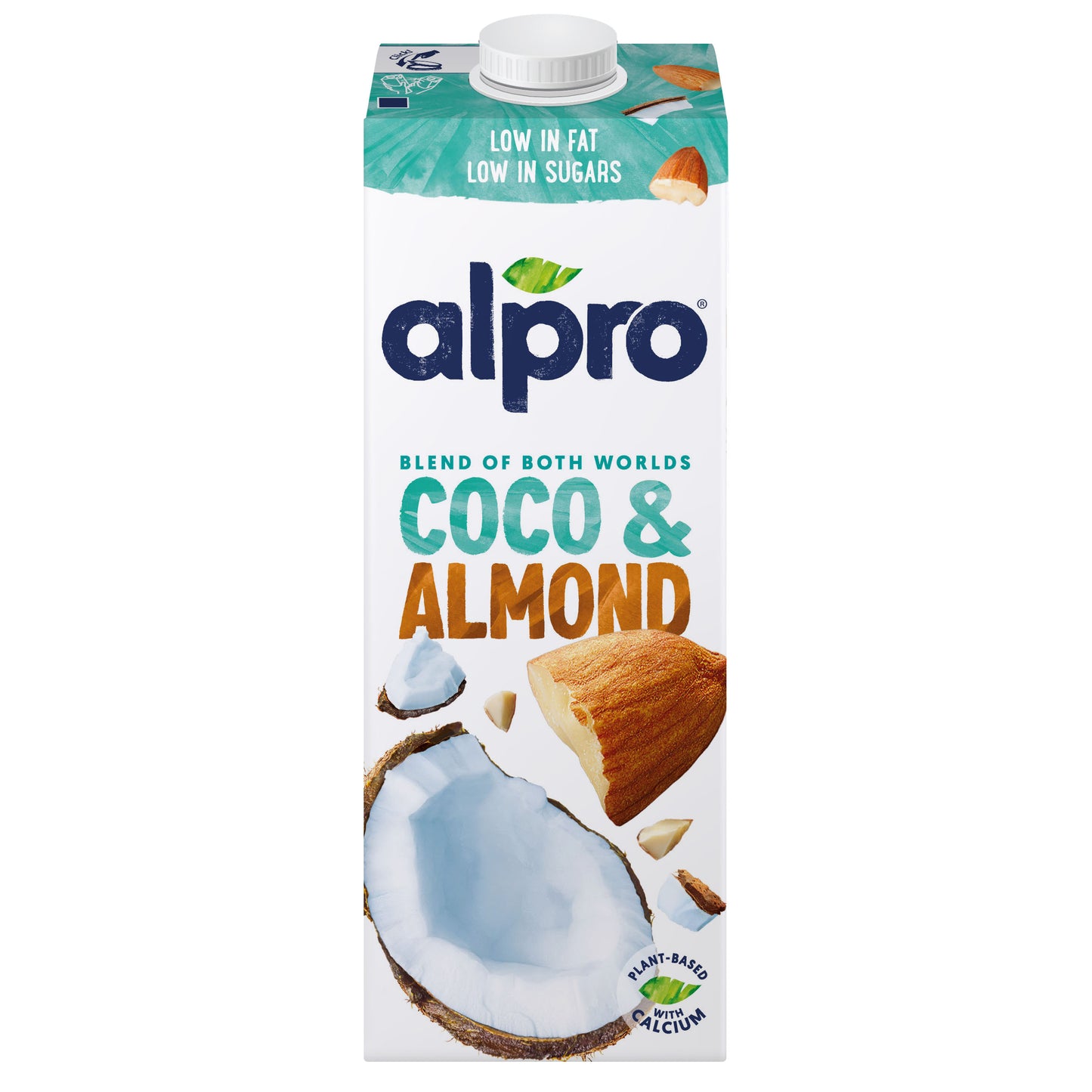 Alpro Coconut-Almond Drink 1L, 100% Plant Based And Dairy Free, Suitable For Vegans, Naturally Free From Lactose, Rich In Nutrients