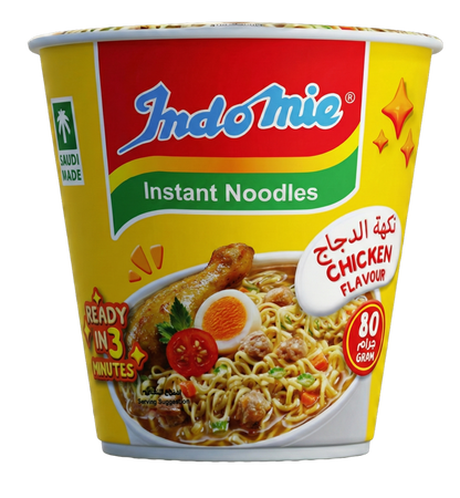 Indomie Instant Noodels, Jumbo Cup. Halal Certified, Chicken Flavour - 80g