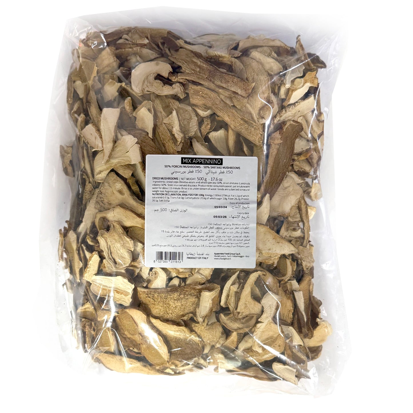 Appennino Dried Mixed Mushroom Crumbs 500gm