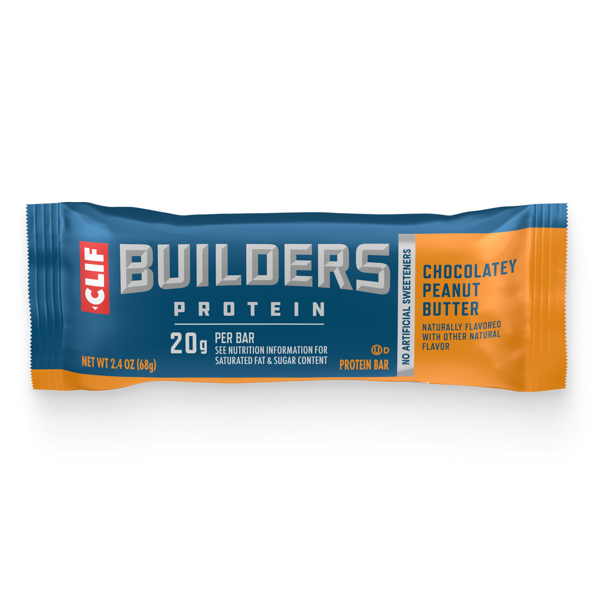 Clif Bar CLIF BUILDERS Chocolate Peanut Butter Plant Based Protein Bars