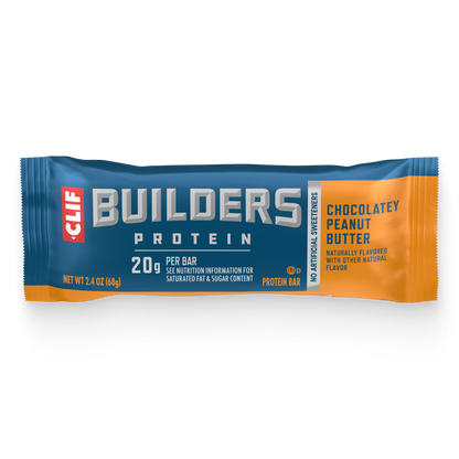 Clif Bar CLIF BUILDERS Chocolate Peanut Butter Plant Based Protein Bars