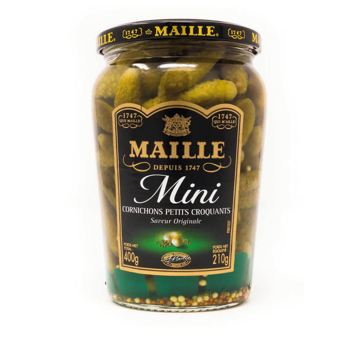 Maille Mini Crunchy Gherkins - Pickles 210ml
