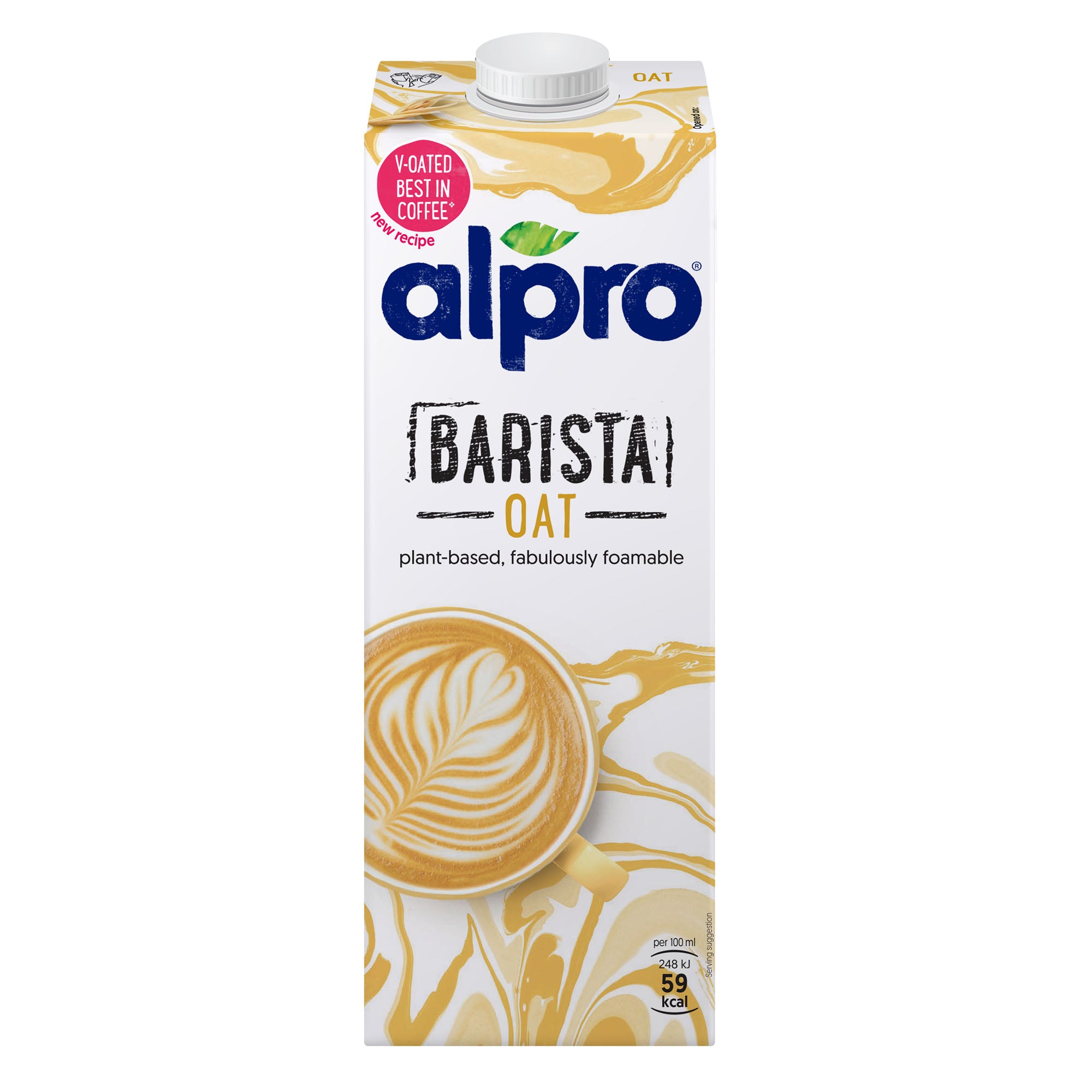 Alpro Barista Almond Drink, (Dual Pack 1Lx 2), Totally Plant Based