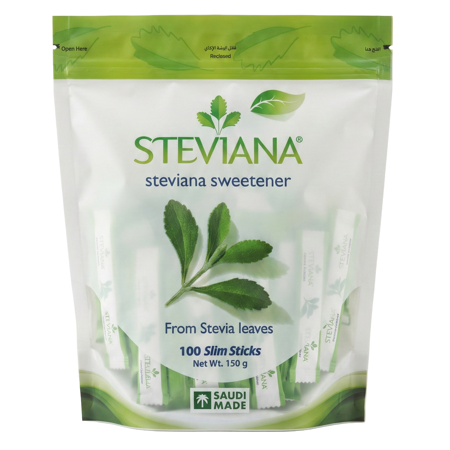 Steviana Sweetener 100 Slim Sticks 150gm