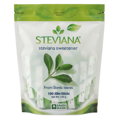 Steviana Sweetener 100 Slim Sticks 150gm