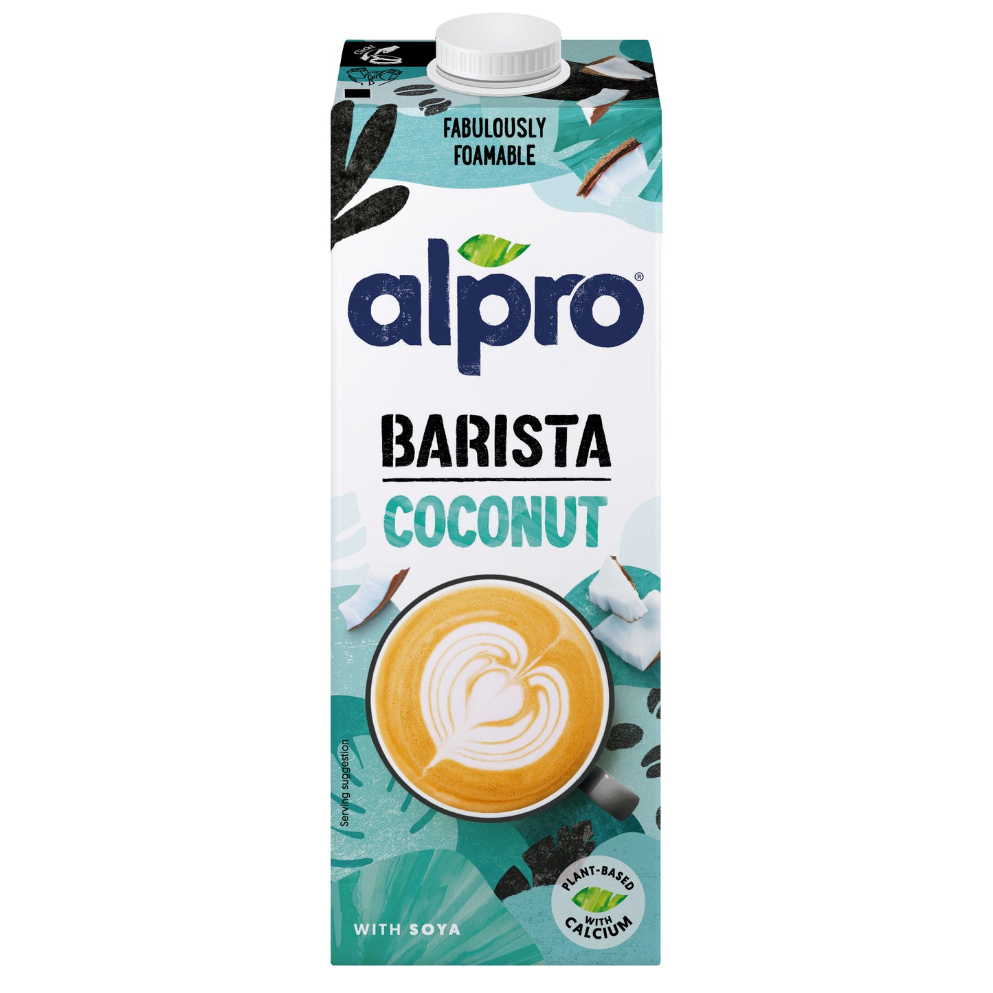 Alpro Barista Coconut Drink, Pack Of 1L, Totally Plant Based, Dairy & Vegan, Naturally Free From Lactose, Fabulously Foamable Addition To Your Coffee