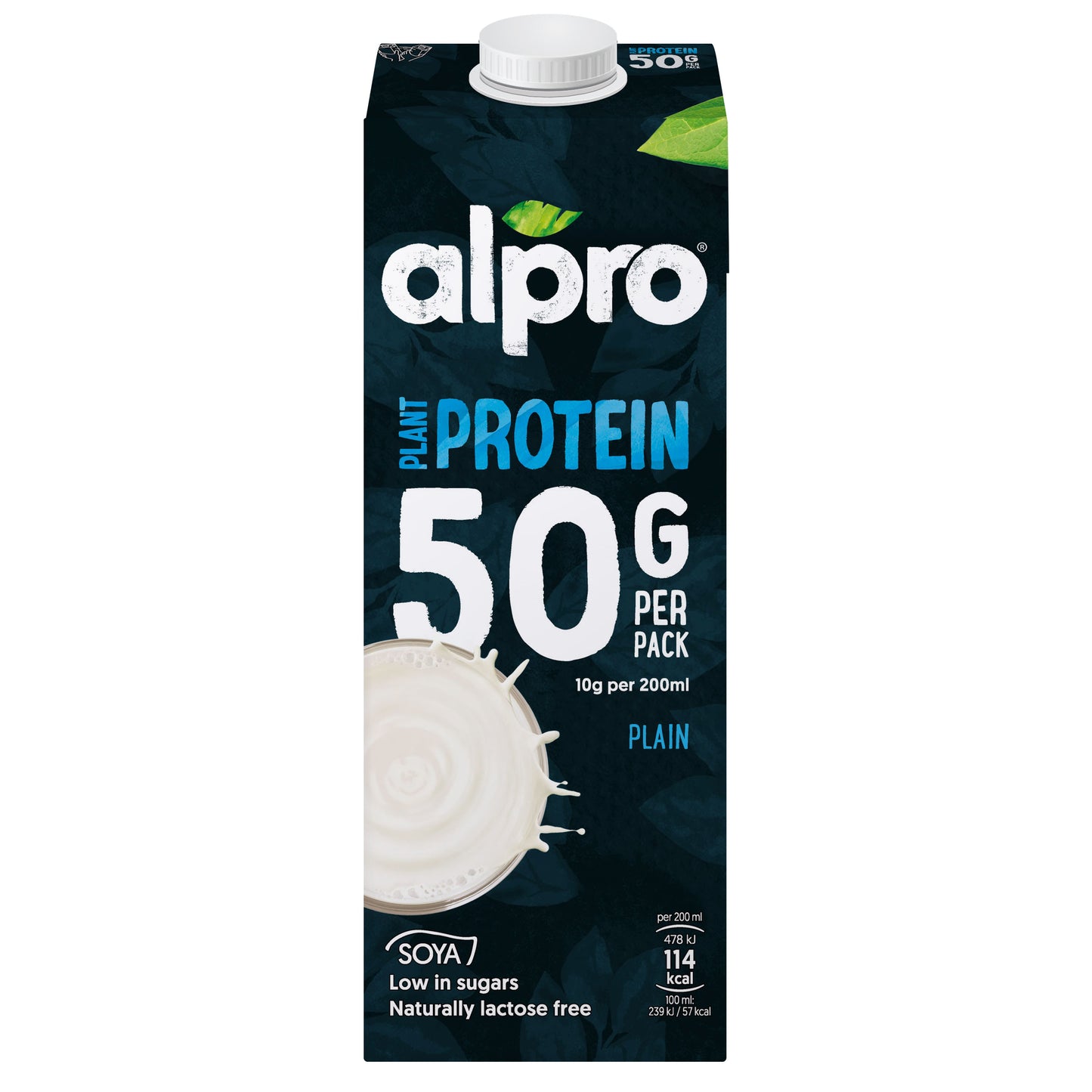Alpro Soya High Protein Drink 1L, 100% Plant Based And Dairy Free, Suitable For Vegans, Naturally Free From Lactose, Rich In Nutrients