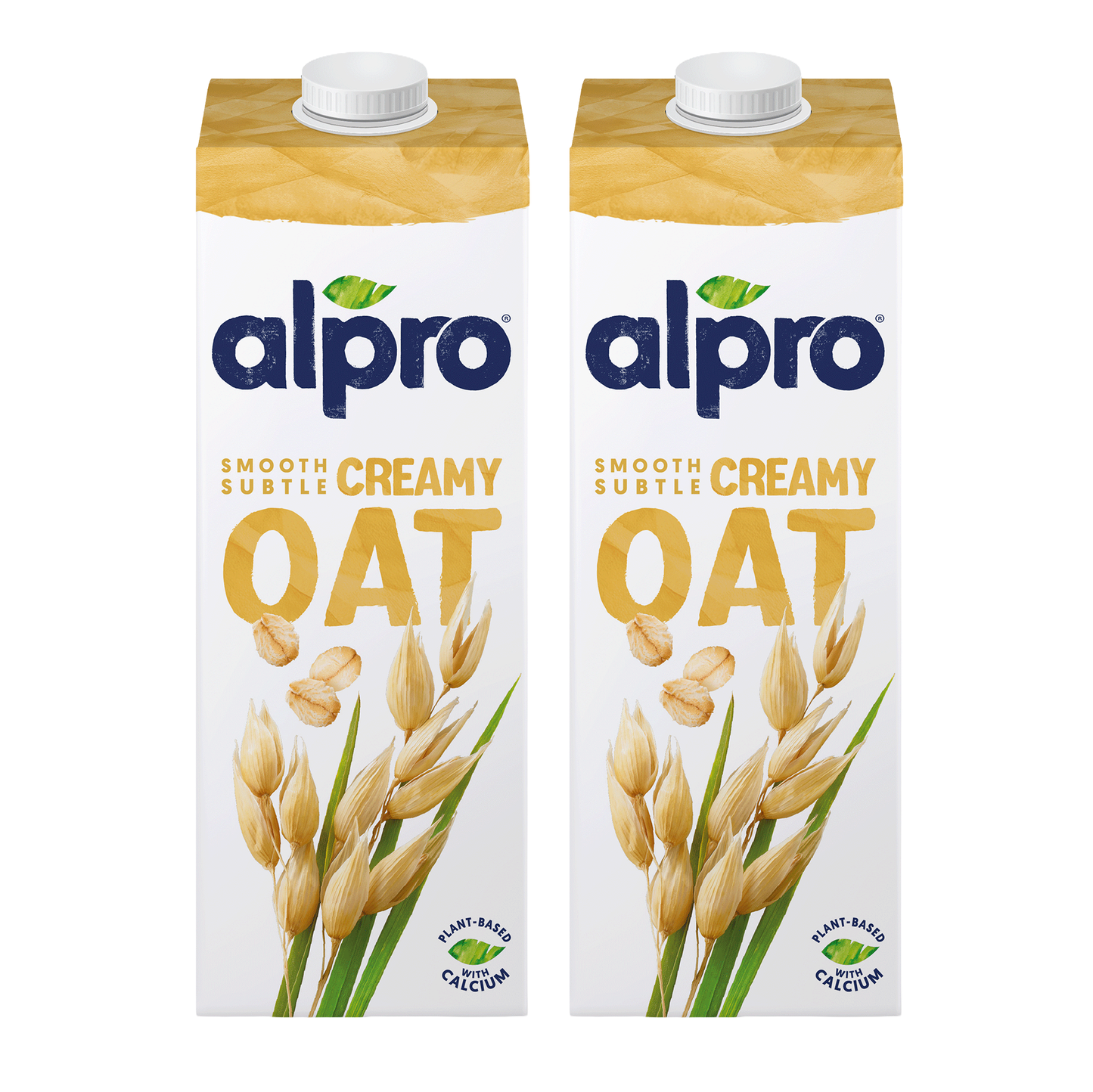 Alpro Drink Oat Dual Pack (1l x 2), 100% Plant Based And Dairy Free, Suitable For Vegans, Naturally Free From Lactose, Rich In Nutrients