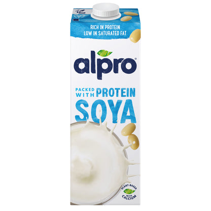 Alpro Soya Drink 1L, 100% Plant Based And Dairy Free, Suitable For Vegans, Naturally Free From Lactose, Rich In Nutrients