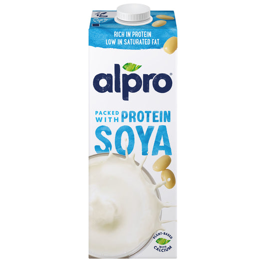 Alpro Soya Drink 1L, 100% Plant Based And Dairy Free, Suitable For Vegans, Naturally Free From Lactose, Rich In Nutrients