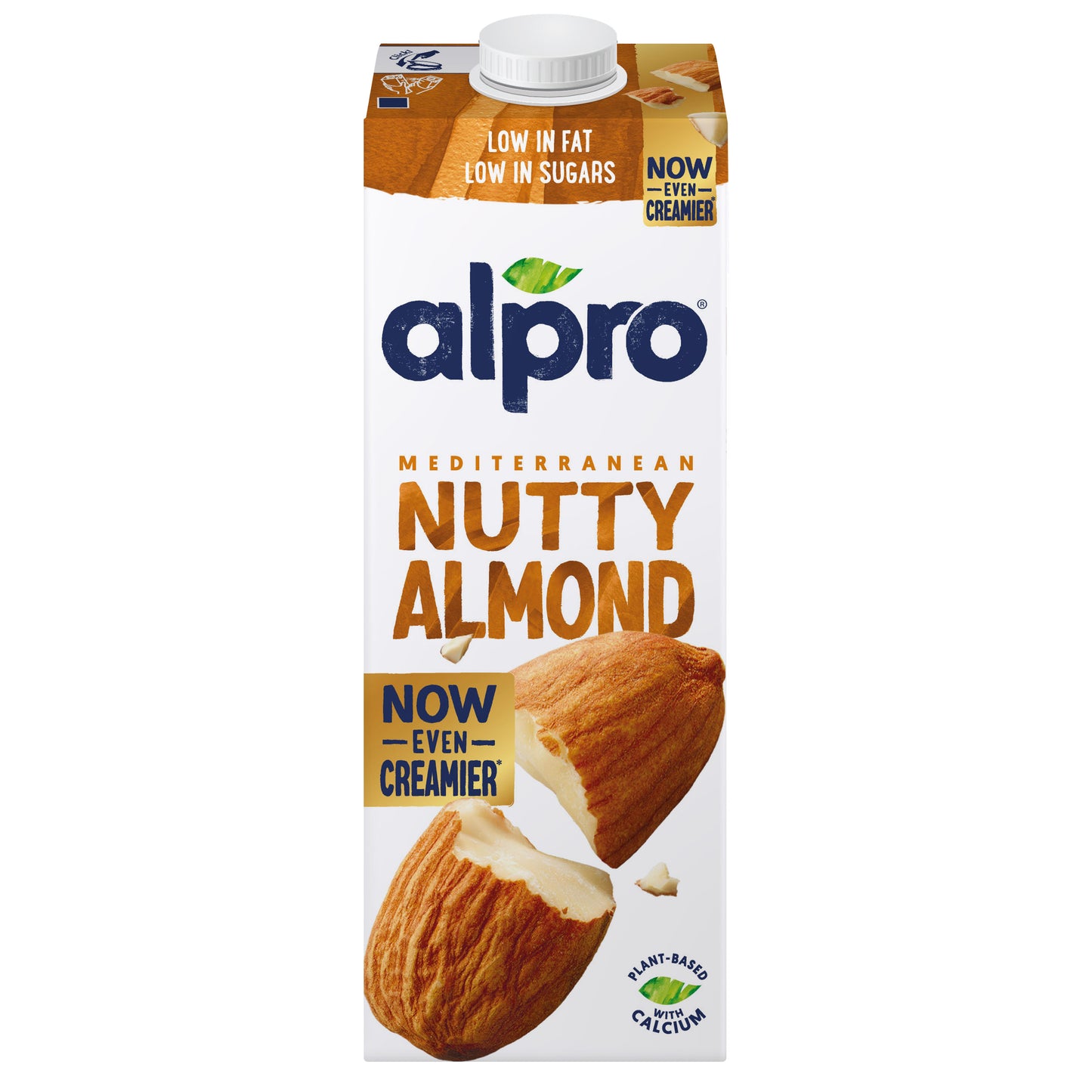 Alpro Almond Drink, 1L, 100% Plant Based And Dairy Free, Suitable For Vegans, Naturally Free From Lactose, Rich In Nutrients