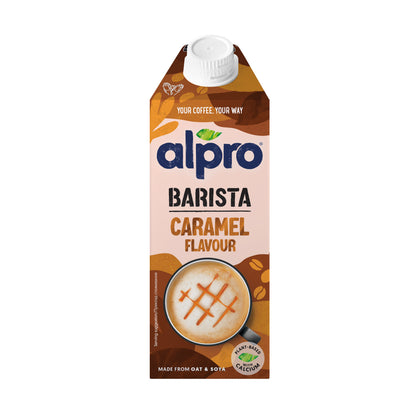 Alpro Barista Oat Caramel 750ml, 100% Plant Based And Dairy Free, Suitable For Vegans, Naturally Free From Lactose, Rich In Nutrients
