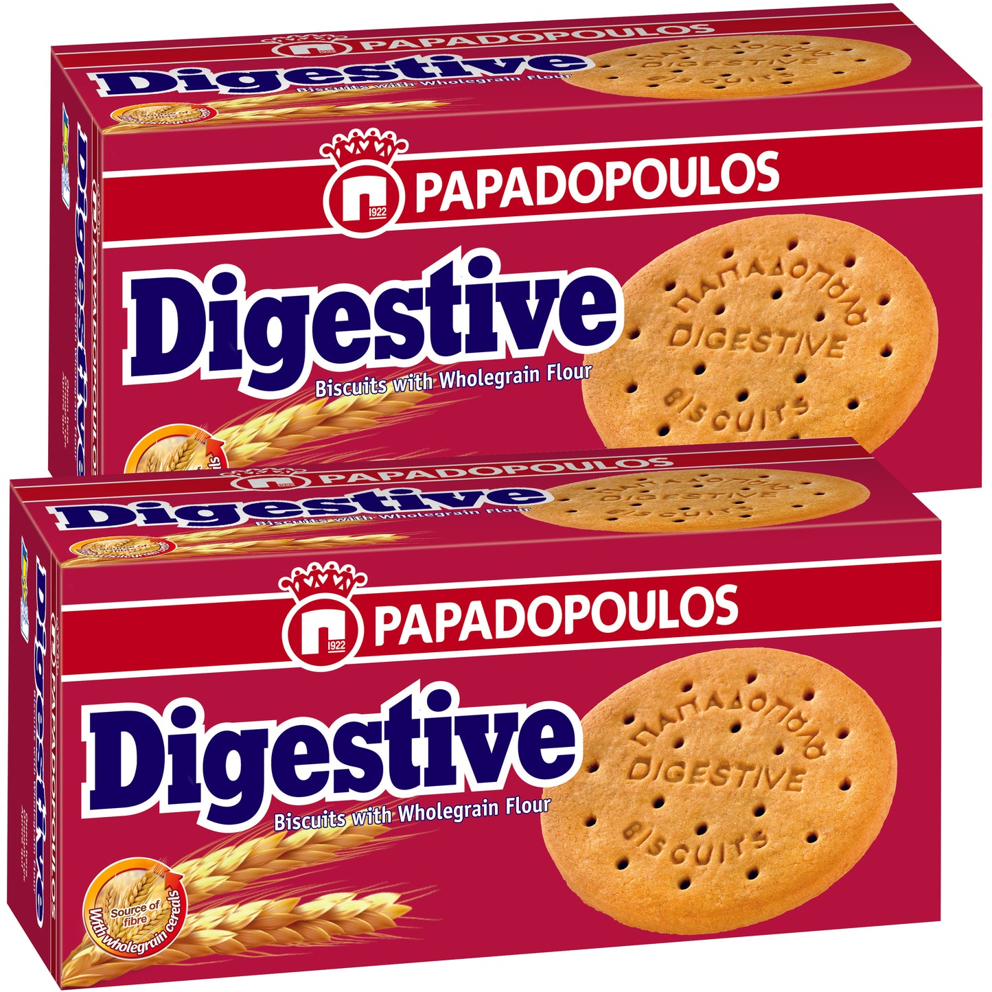 Digestive Biscuits With Wholegrain Flour 250gm Dual Pack - Promo