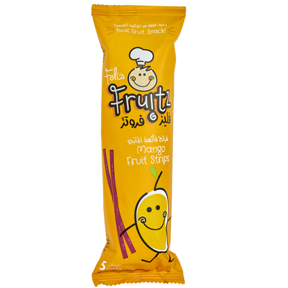 Feli's Fruitz Mango Fruit Strips - Real Fruit Snack - Vegan- Gluten Free 80gm (5x16gm)