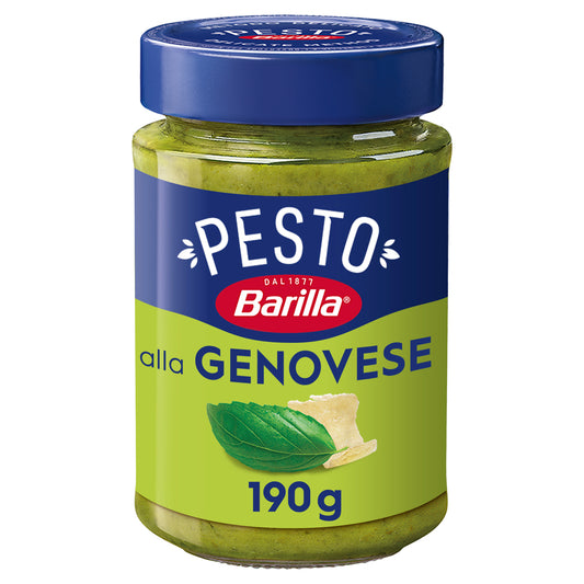 Barilla Pesto Genovese Pasta Sauce with Fresh Italian Basil 190g