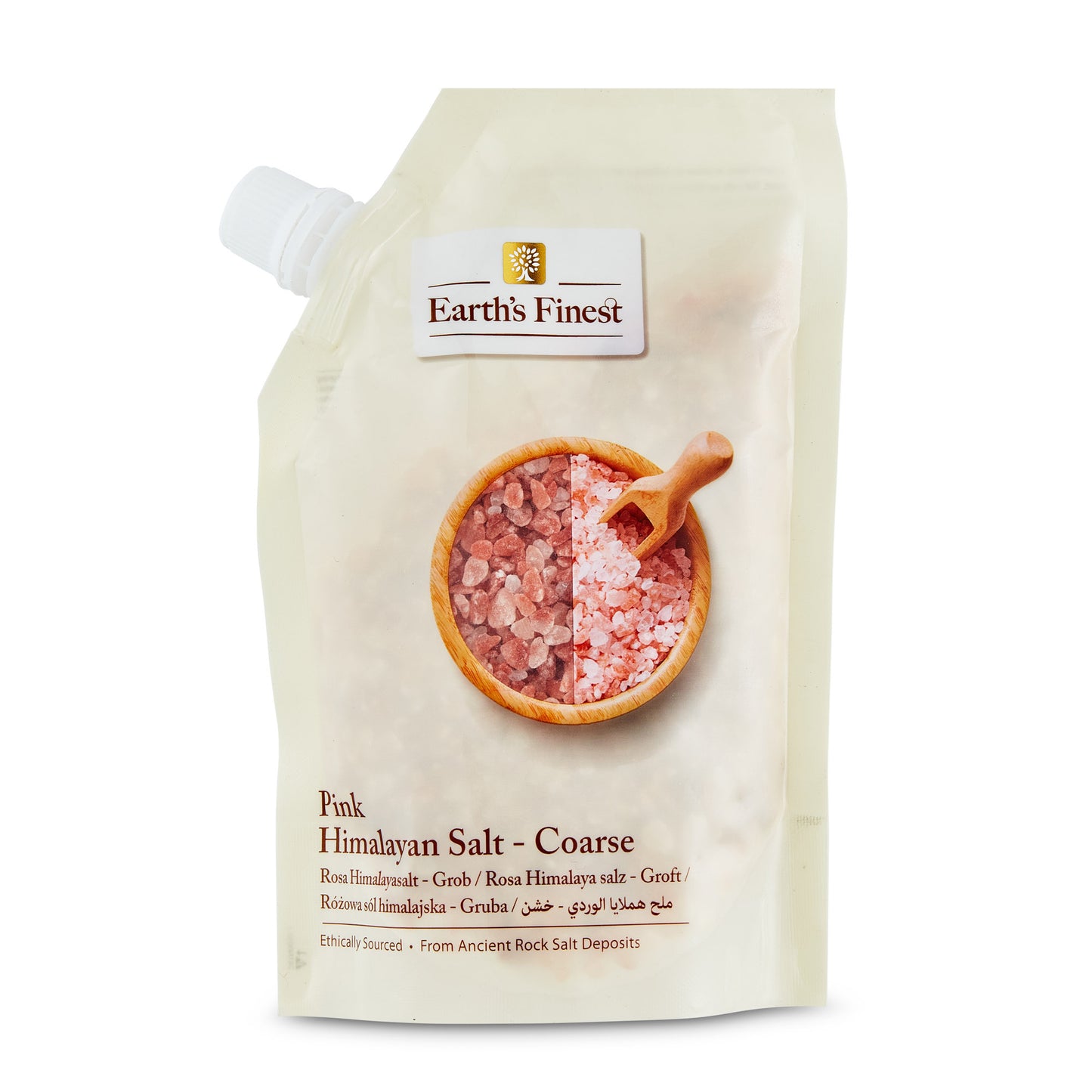 Earth's Finest Pink Himalayan Salt - Coarse 500g