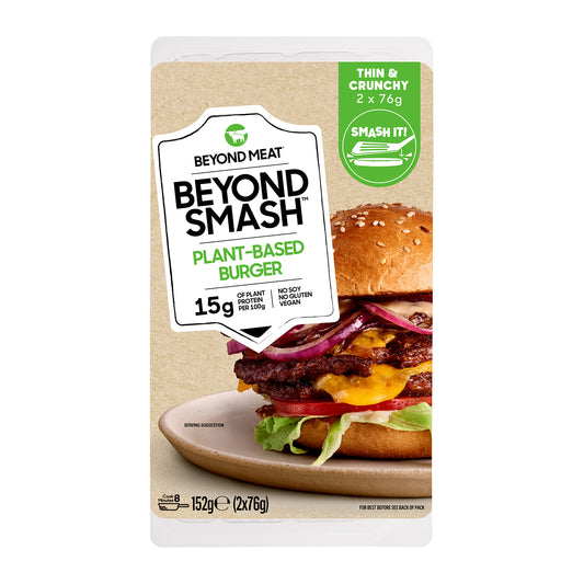 Beyond Smash Burger| Frozen Plant Based Patties| 40% Less Saturated Fat|152gm