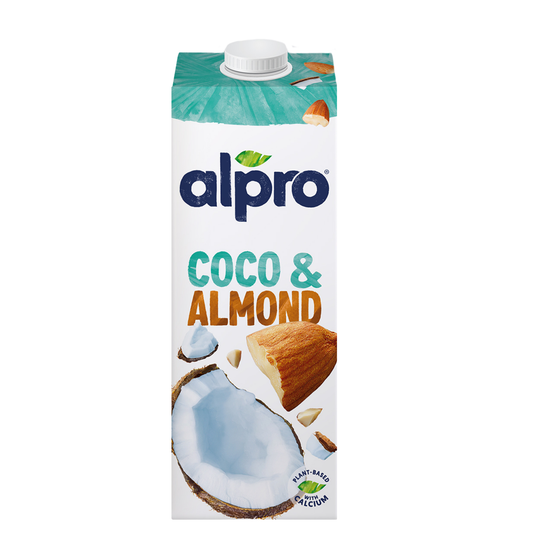 Alpro Coconut-Almond Drink 1L, 100% Plant Based And Dairy Free, Suitable For Vegans, Naturally Free From Lactose, Rich In Nutrients