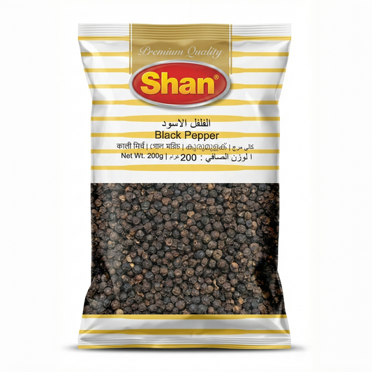 Shan Black Pepper Whole 200gm