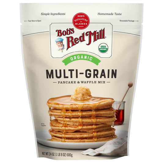 Bob's Red Mill Organic 7 Grain Pancake & Waffle Mix, Whole Grain 680gm
