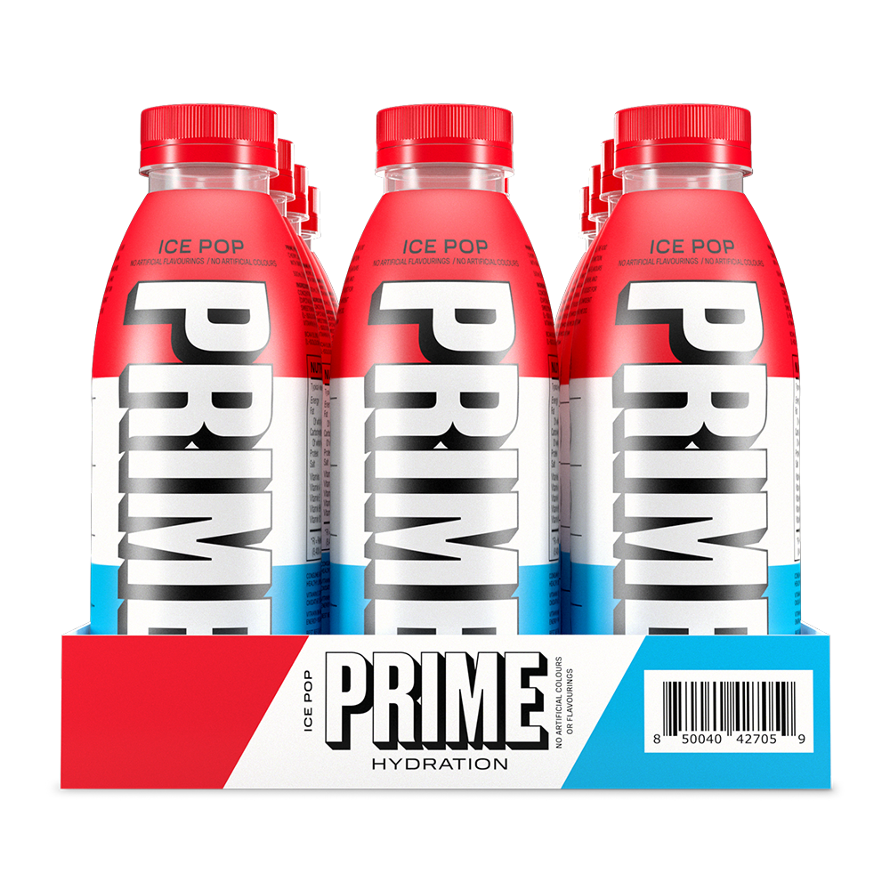 Prime Hydration Drink Ice Pop Flavour 500ml (Pack of 12) - Click Cuisine