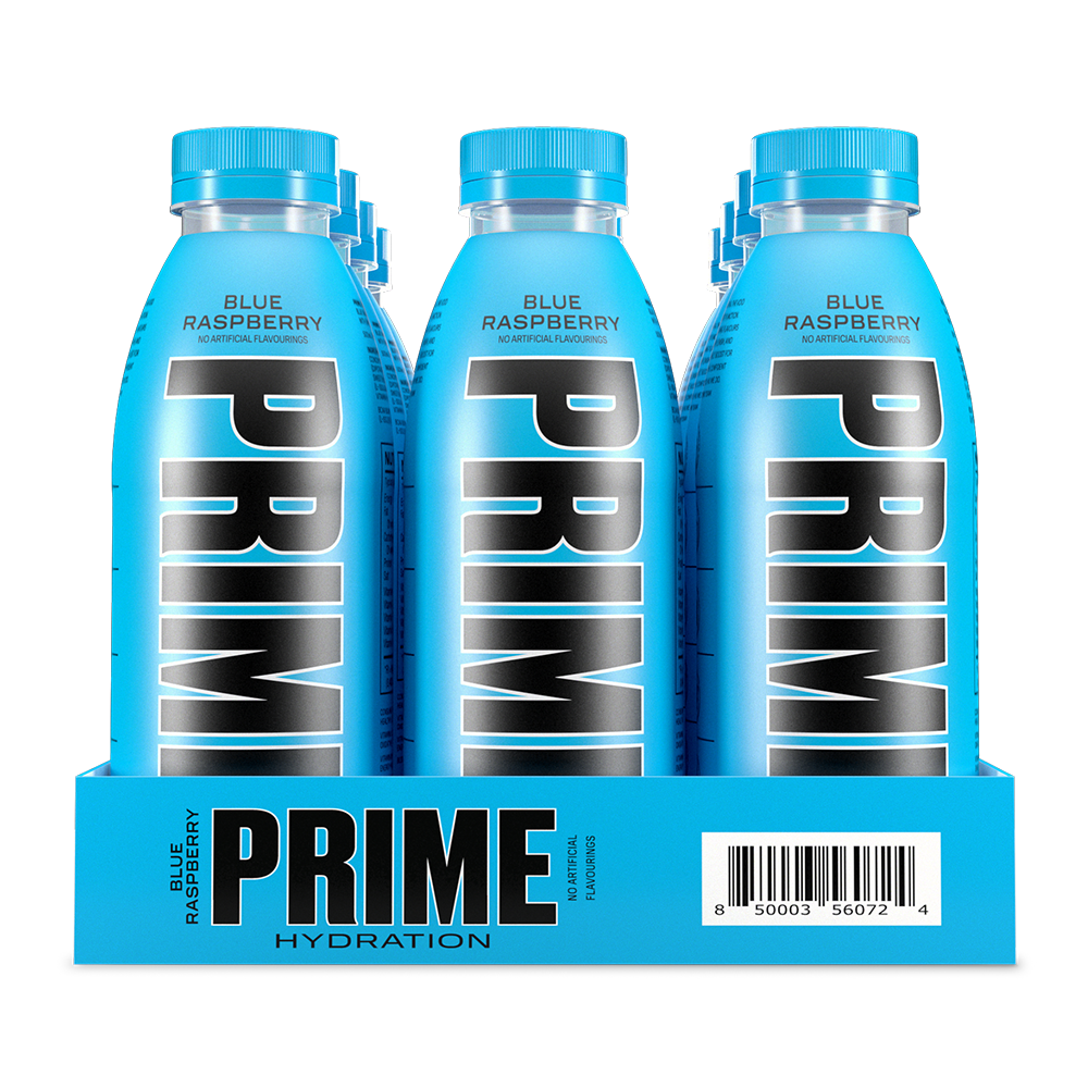 Prime Blue Raspberry Hydration Drink 500ml (Pack of 12) – Click Cuisine