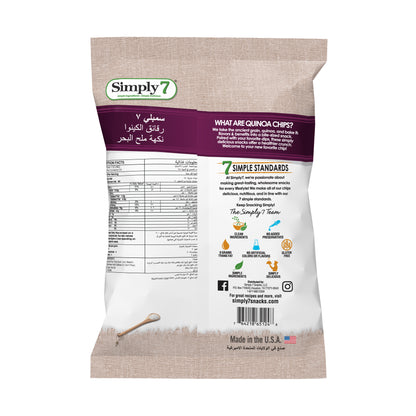 Simply7 Chips Quinoa Sea Salt 79g (2 Packs)