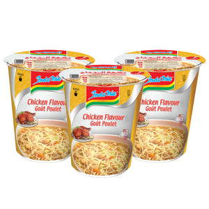 Indomie Instant Noodels, Halal Certified, Chicken Flavour - 60 g(Pack of 3)