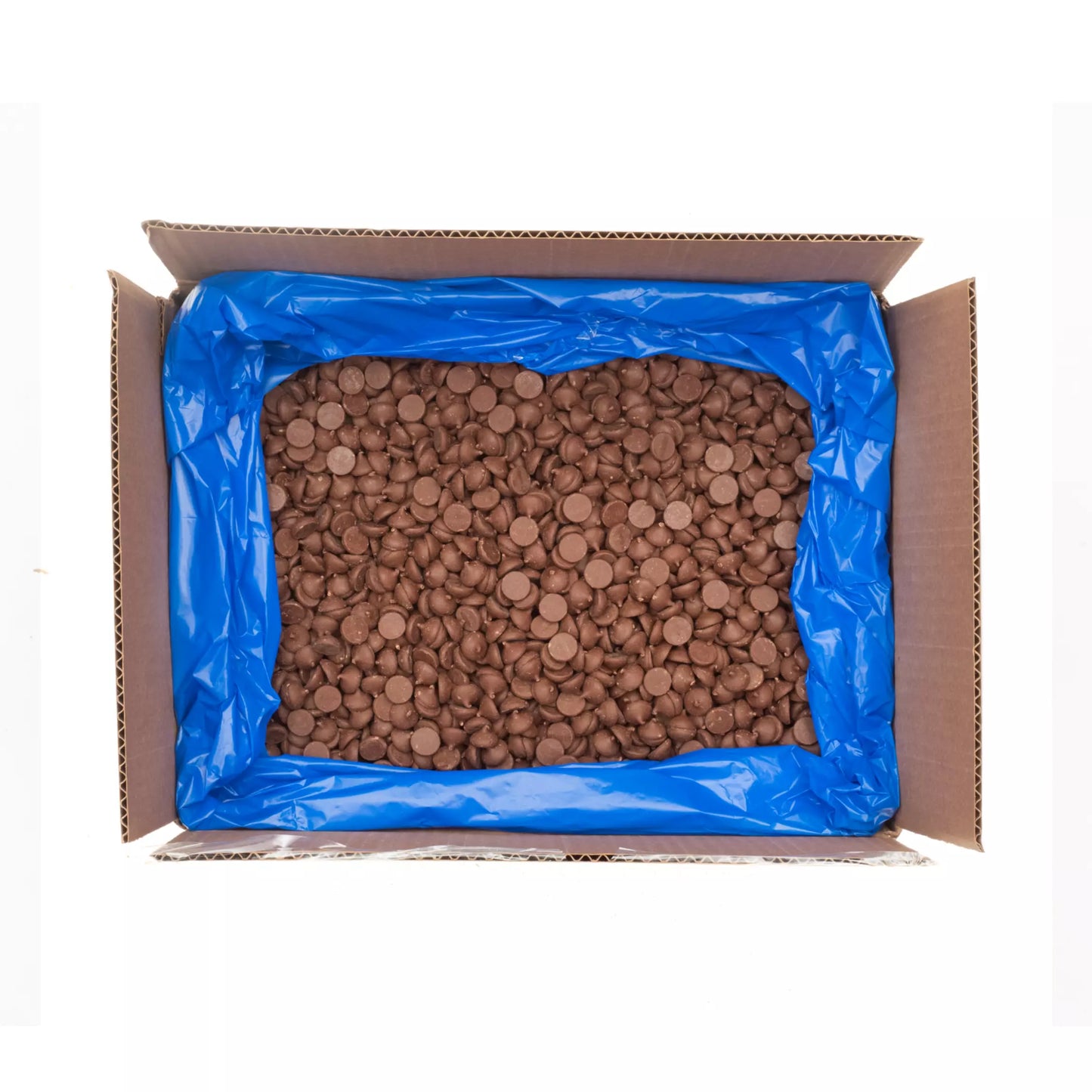 Hershey's Mini Kisses Milk Chocolate Baking Chips 25 LBS Box