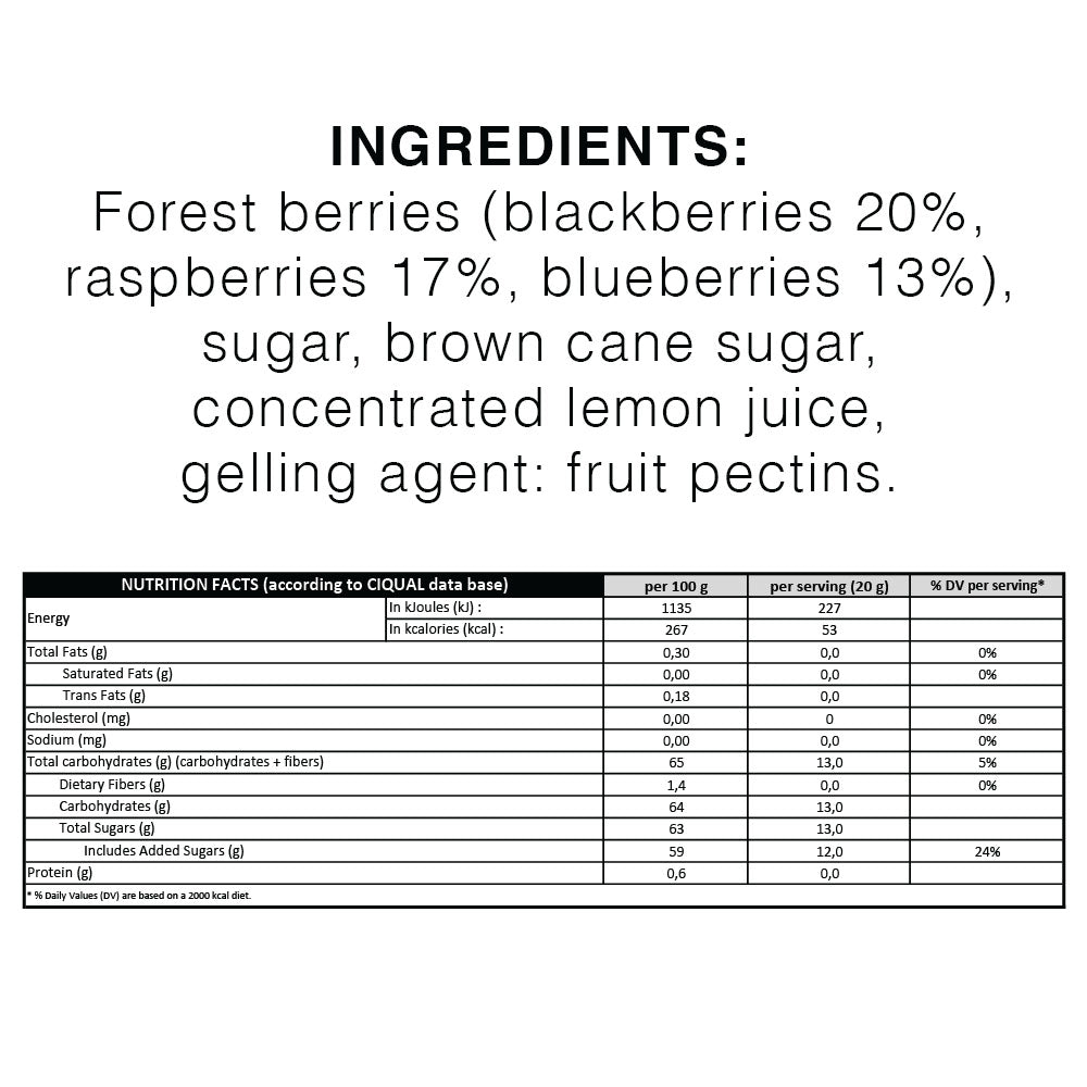 Bonne Maman Fruits of the Forest Preserve (370g)
