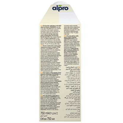 Alpro Barista Oat Vanilla 750ml, 100% Plant Based And Dairy Free, Suitable For Vegans, Naturally Free From Lactose, Rich In Nutrients