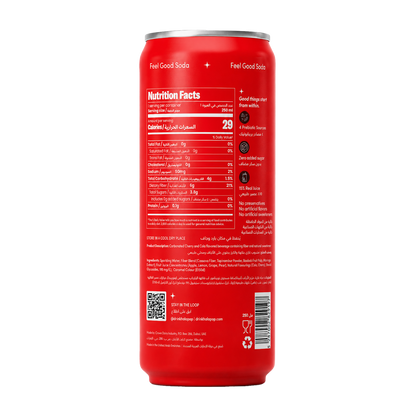 HALAPOP Probiotic Soda Cherry Cola 250ml