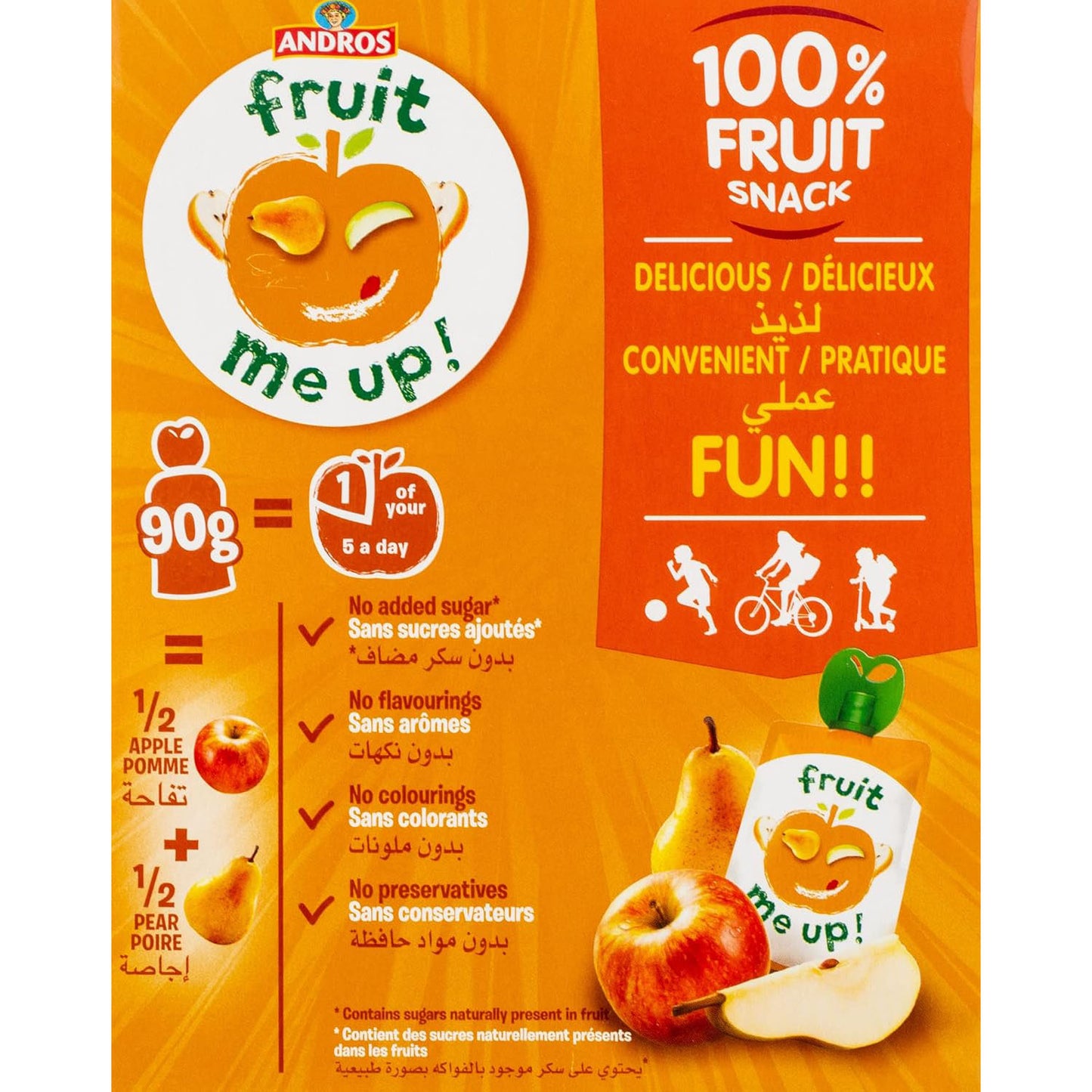 Fruit Me Up Apple Pear (4x90gm)