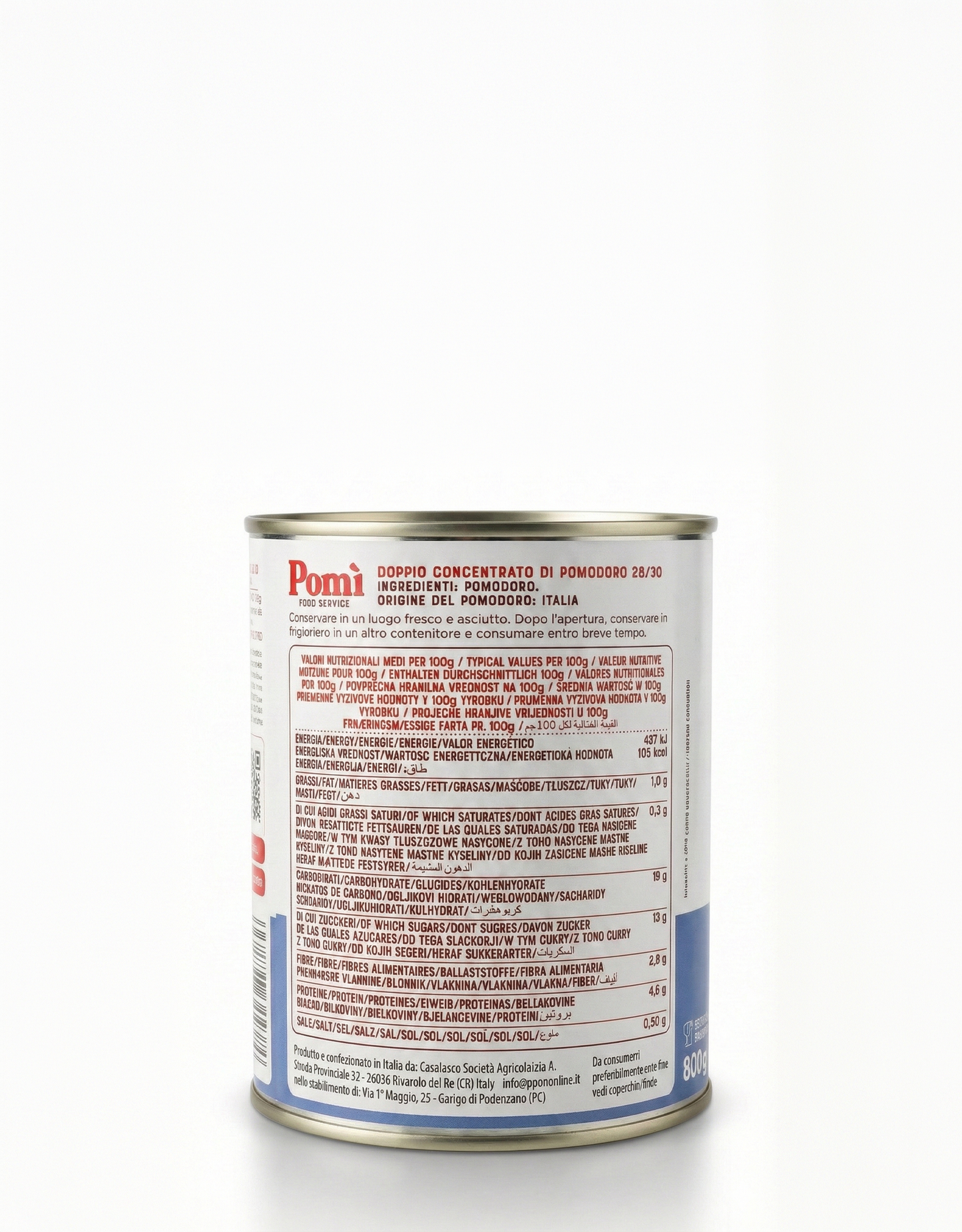 Pomi Tomato Paste 800g