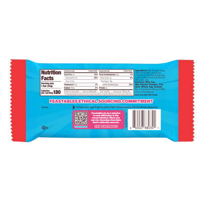 Mr Beast Feastables Milk Chocolate Crunch Bar 35gm, Made with Grass-Fed Milk Chocolate and Organic Cocoa