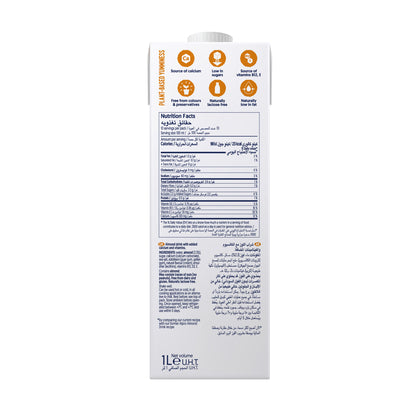 Alpro Almond  Drink, Dual Pack (1l x 2) 100% Plant Based And Dairy Free, Suitable For Vegans, Naturally Free From Lactose, Rich In Nutrients