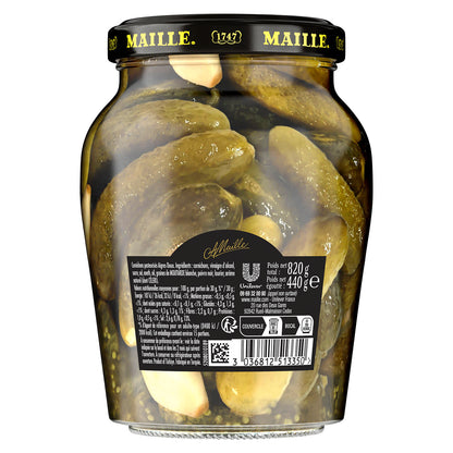 Maille Crunchy Gherkins Russian - Pickles 440gm