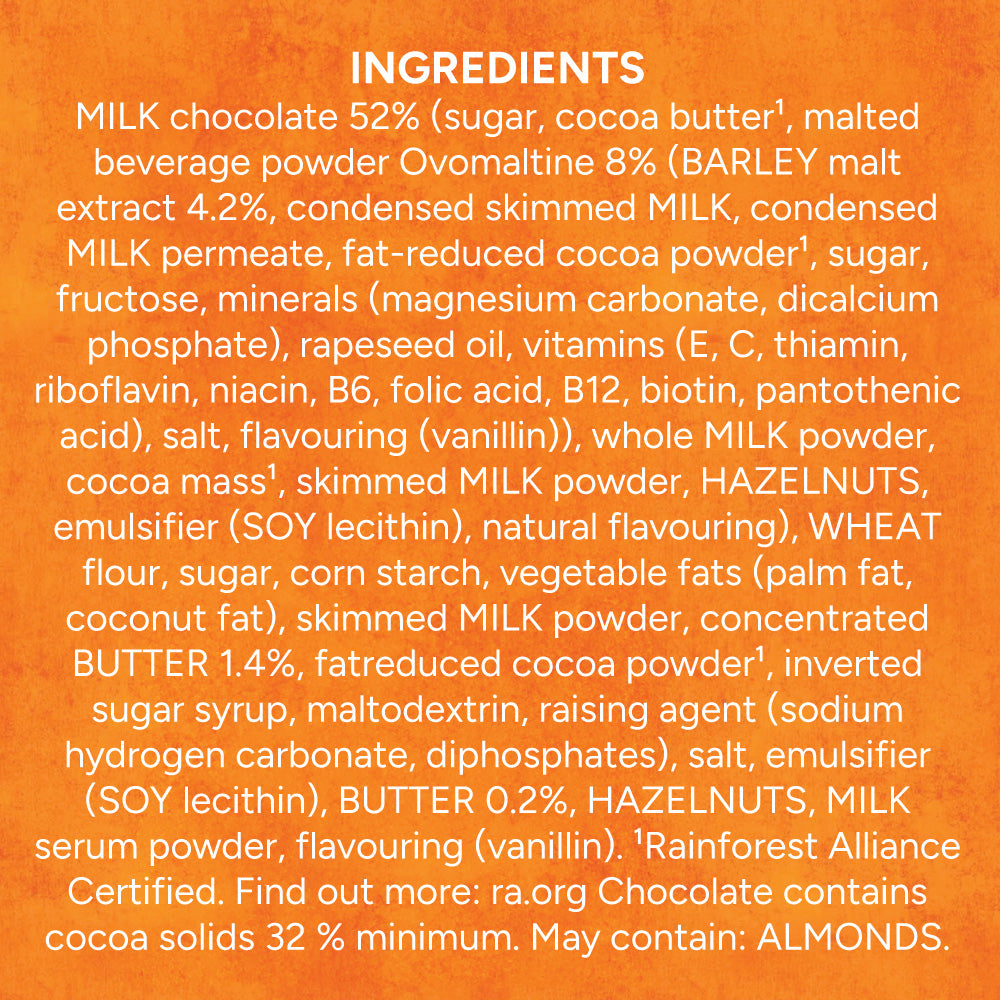 Ovomaltine Petit Beurre Swiss Biscuit with 52% Milk Chocolate,145g