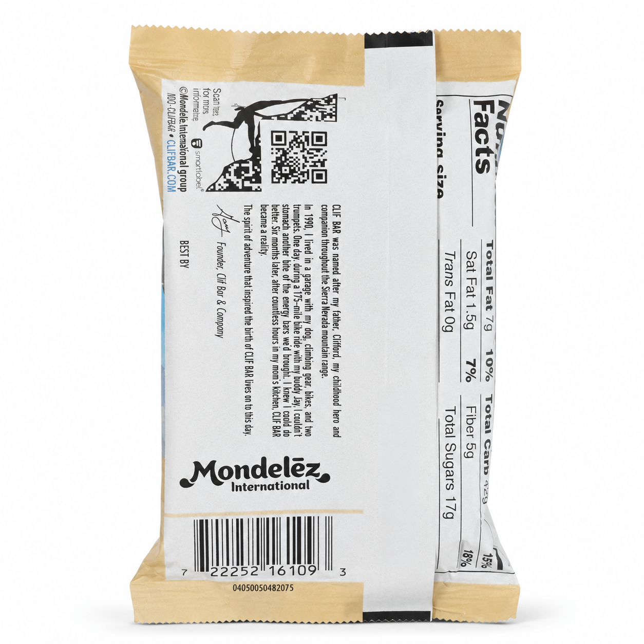 Clif Bar White Chocolate Macadamia Nut 2.4Z