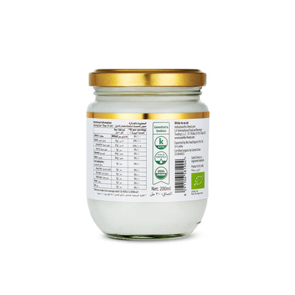 Earth's Finest Organic Extra Virgin Coconut Oil 200ml