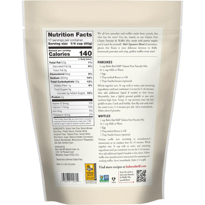 Bob's Red Mill Gluten Free Pancake Mix, Whole Grain, 680gm