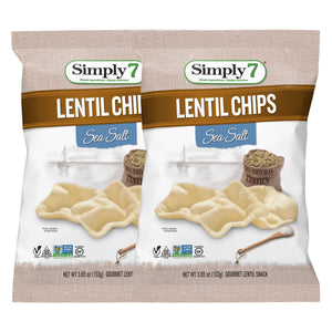 Simply7 Chips Lentil Sea Salt 103g (2 Packs)