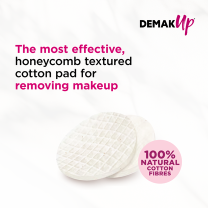 Demak’ Up Expert Cotton Pads,108pcs, 2X More Effective Makeup Removal