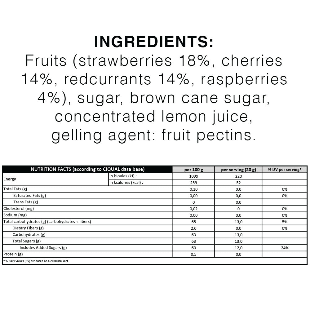 Bonne Maman Four Fruits Preserve (370g)