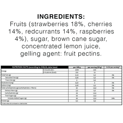 Bonne Maman Four Fruits Preserve (370g)