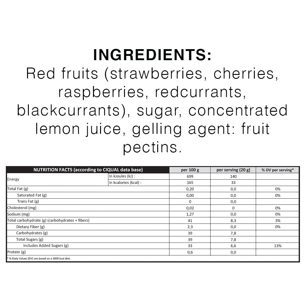 Bonne Maman Intense Red Fruits Spread (335g)