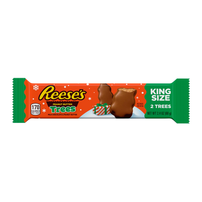 Reese's Milk Chocolate Peanut Butter King Size Christmas Trees 2.4Oz