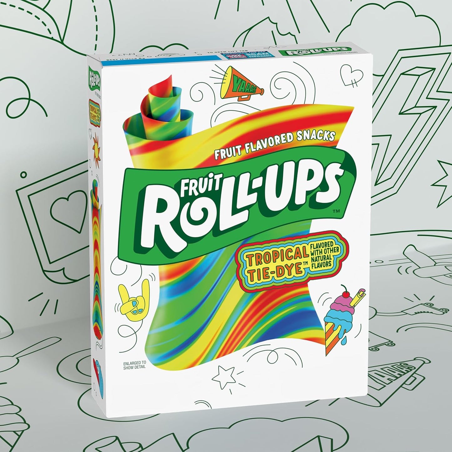 Fruit Rollup Trop Tie-Dye 141g